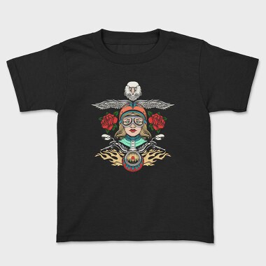 Biker Chick Rose, Tricou Copii
