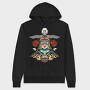 Biker Chick Rose, Hanorac Oversize Barbati (Unisex)