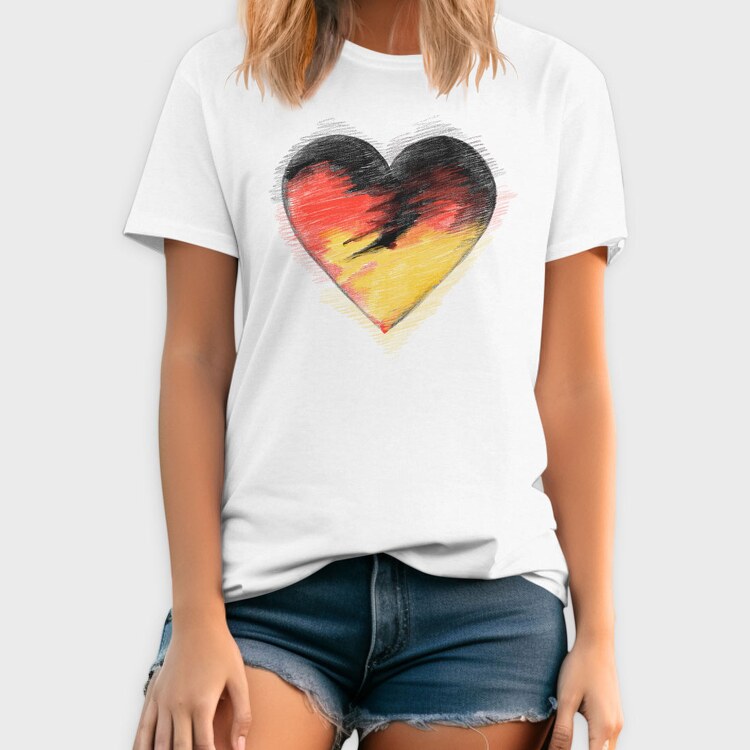 Heart Handdrawn, Tricou Barbati (Unisex)