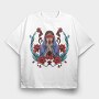 Blindfolded Beauty, Tricou Oversize Barbati (Unisex)