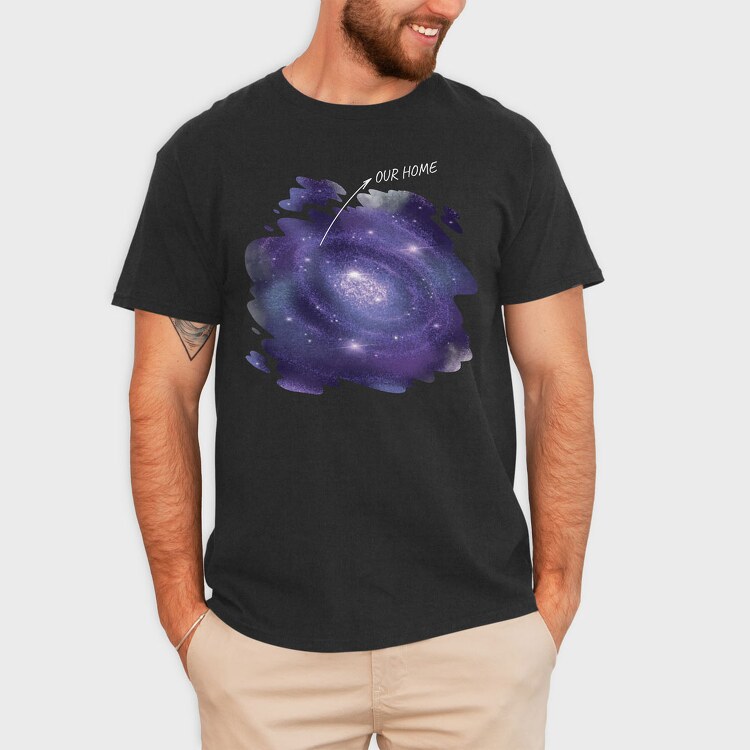 Milky Way, Tricou Barbati (Unisex)