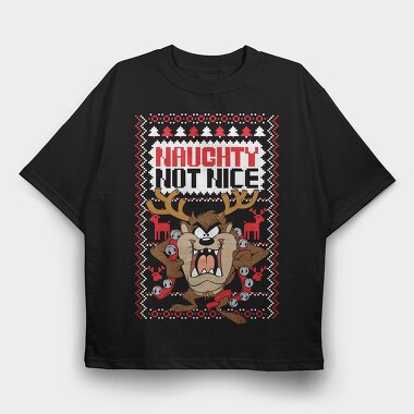 Naughty Reindeer Howl, Tricou Oversize Barbati (Unisex)
