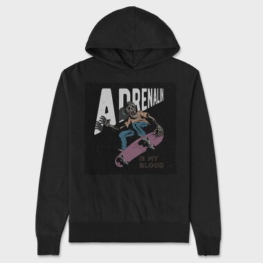 Adrenalinin Blood Skate, Hanorac Oversize Barbati (Unisex)