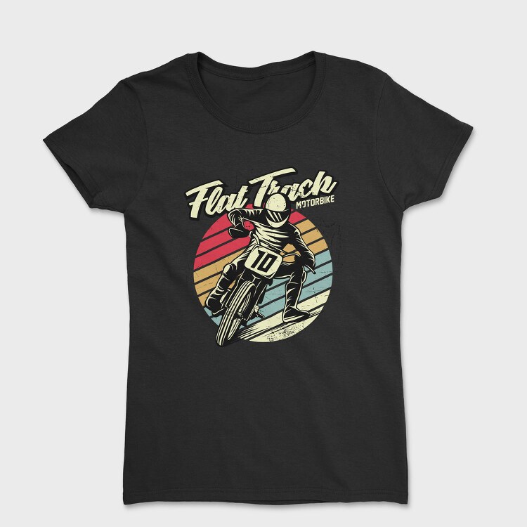 Flat Track Rider, Tricou Femei