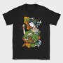 Geisha Koi Fan, Tricou Barbati (Unisex)