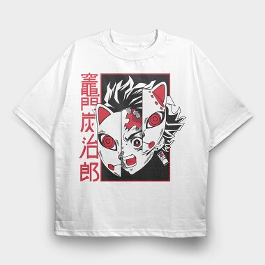 Neon Wolf Howl 21, Tricou Oversize Barbati (Unisex)