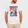 Dogzilla Retro Japanese, Tricou Barbati (Unisex)