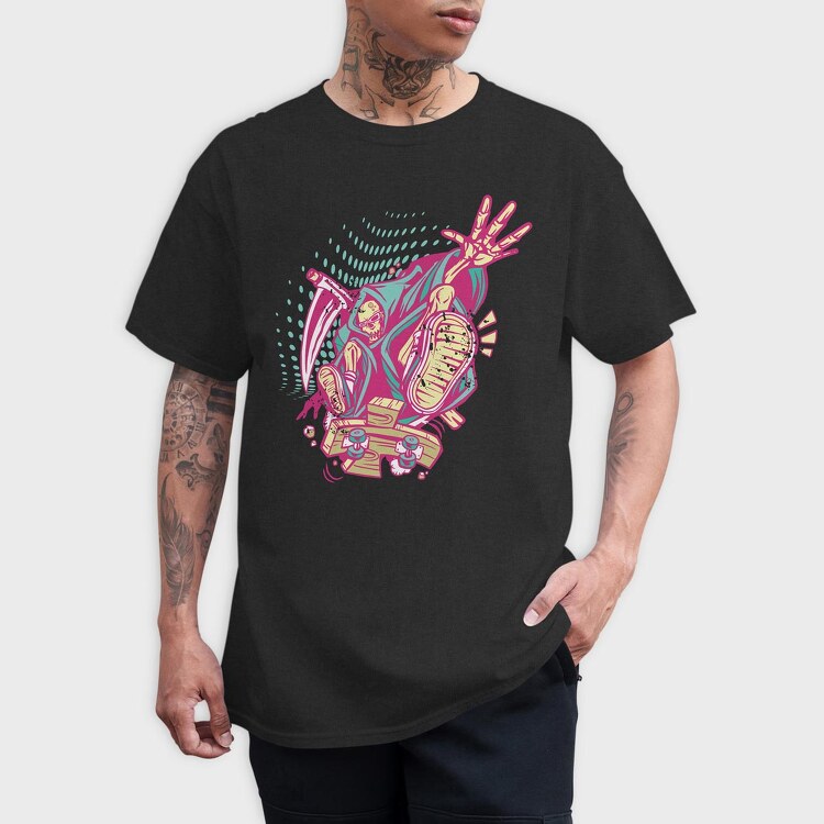 Skate Death, Tricou Barbati (Unisex)