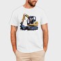 Mini Excavator, Tricou Barbati (Unisex)