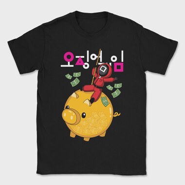 Piggy Bank Climb, Tricou Barbati (Unisex)