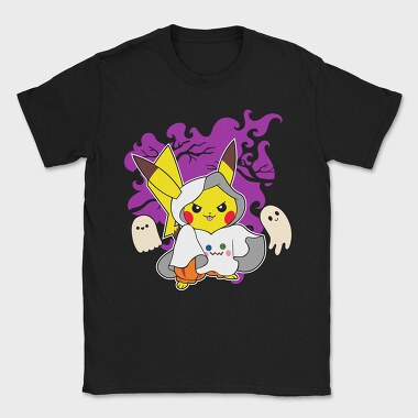 Pikachu Ghost Costume, Tricou Barbati (Unisex)