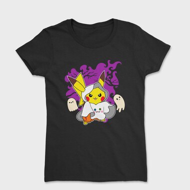 Pikachu Ghost Costume, Tricou Femei