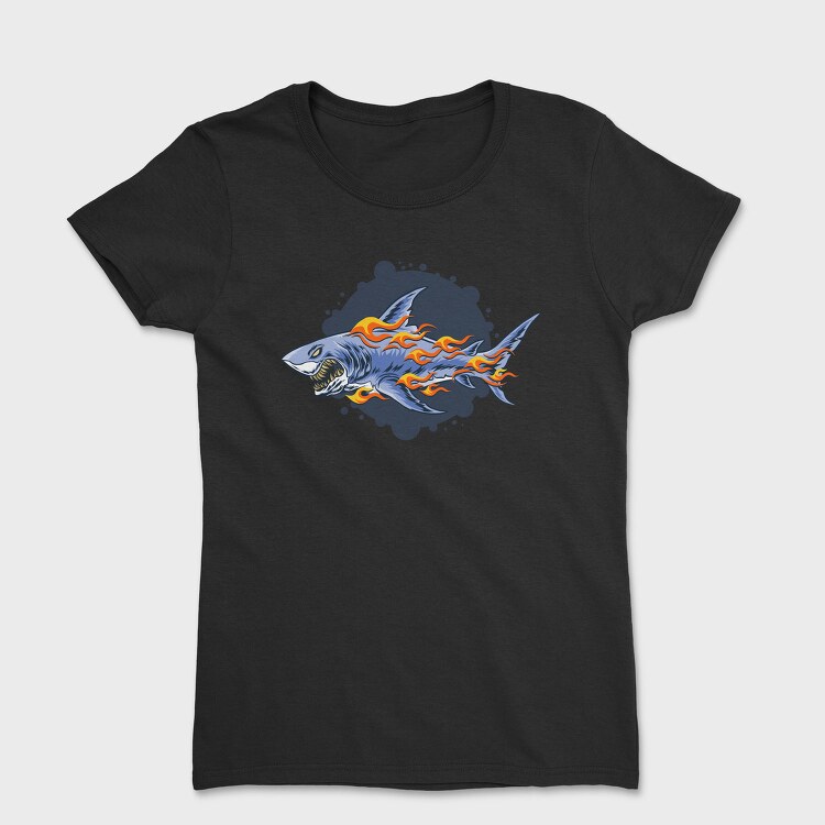 Flaming Shark Attack, Tricou Femei