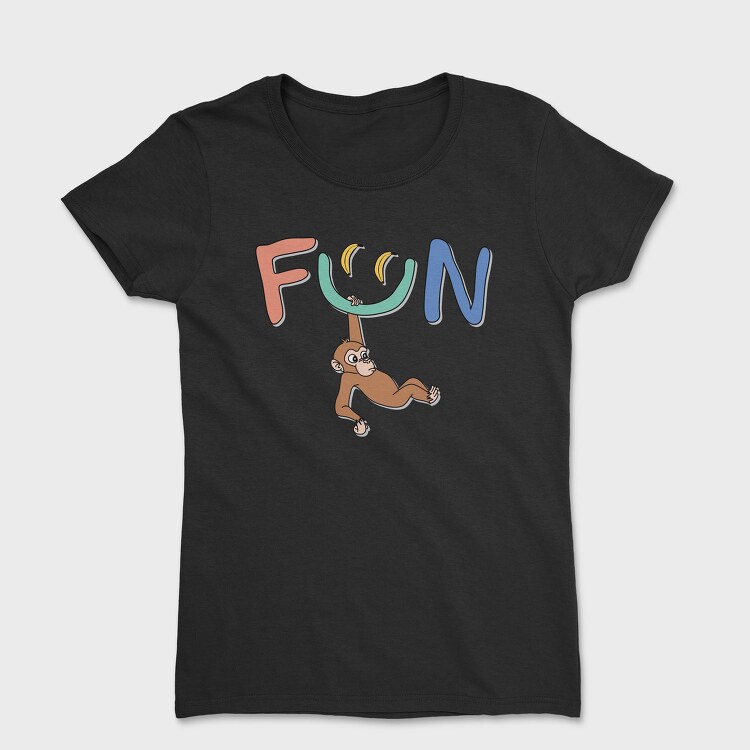 Fun Monkey Bananas, Tricou Femei
