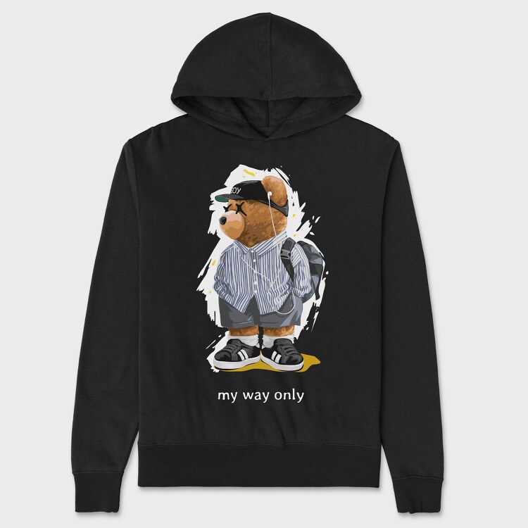 Bear Street Style, Hanorac Oversize Barbati (Unisex)
