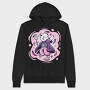 Cat Wizard Vibes, Hanorac Oversize Barbati (Unisex)