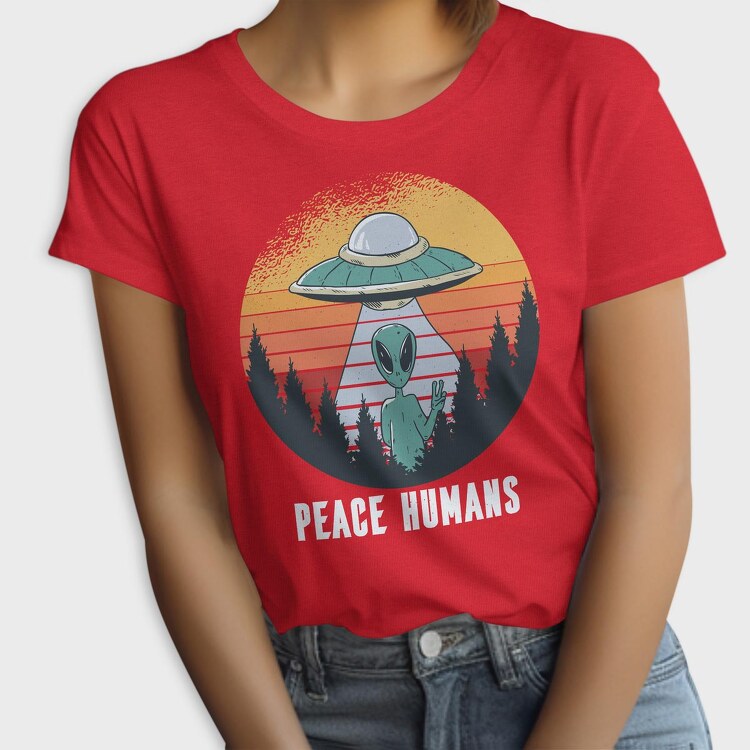 Peace Humans, Tricou Femei