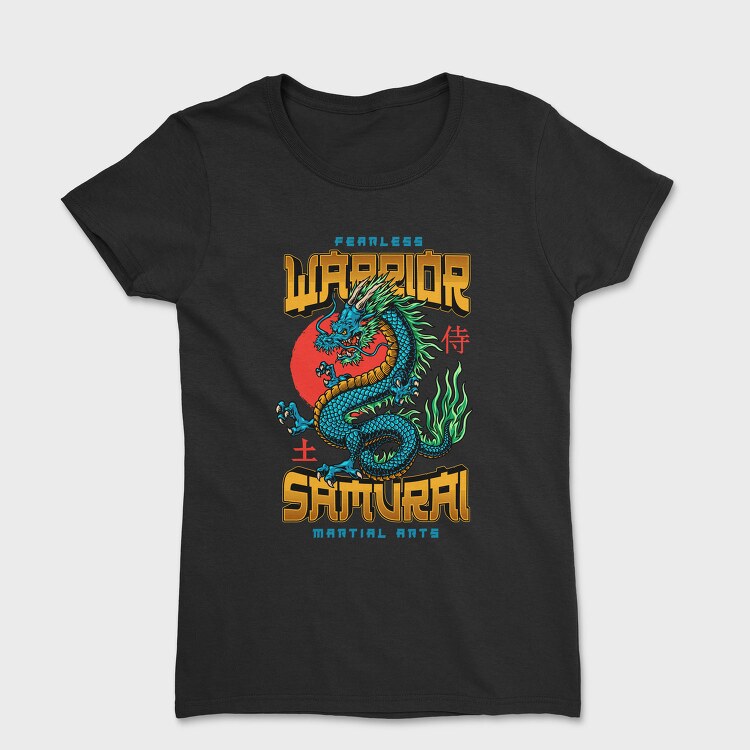 Fearless Samurai Dragon, Tricou Femei
