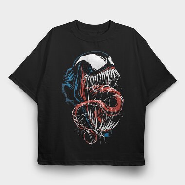 Red Dragon Roar 2, Tricou Oversize Barbati (Unisex)
