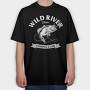 Fishing Club Bass, Tricou Oversize Barbati (Unisex)