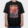 Bunny Warrior Vibes, Tricou Oversize Barbati (Unisex)