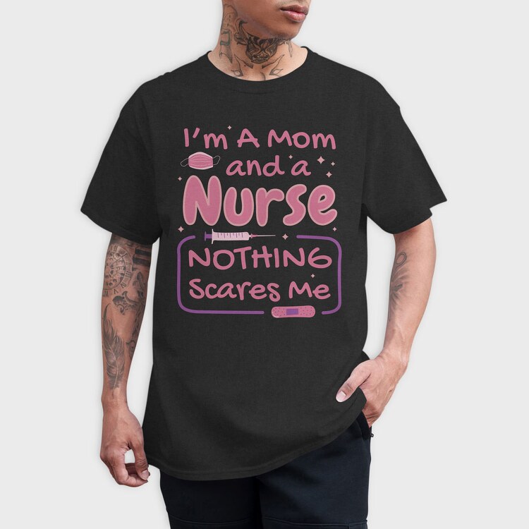 Mom and Nurse, Tricou Barbati (Unisex)