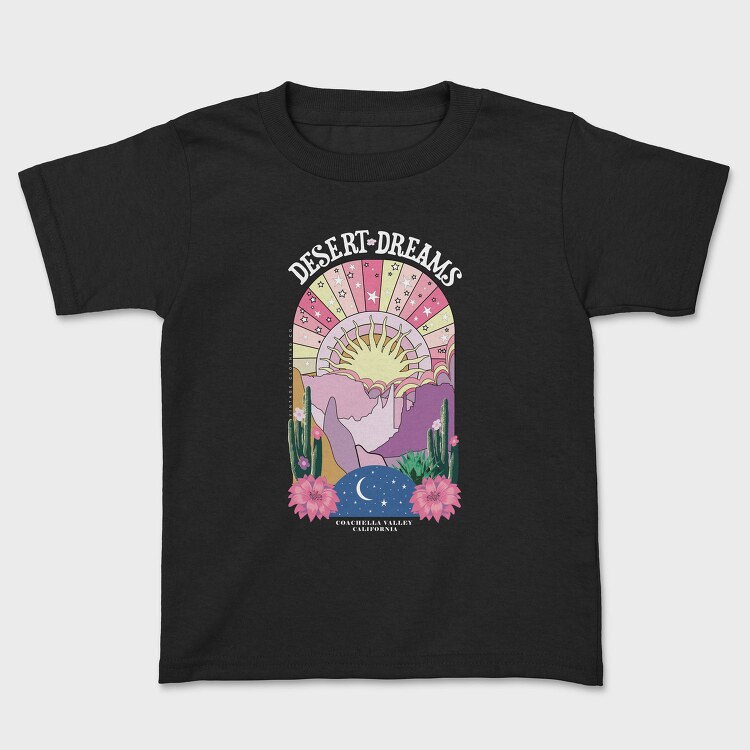 Desert Dreams Floral, Tricou Copii