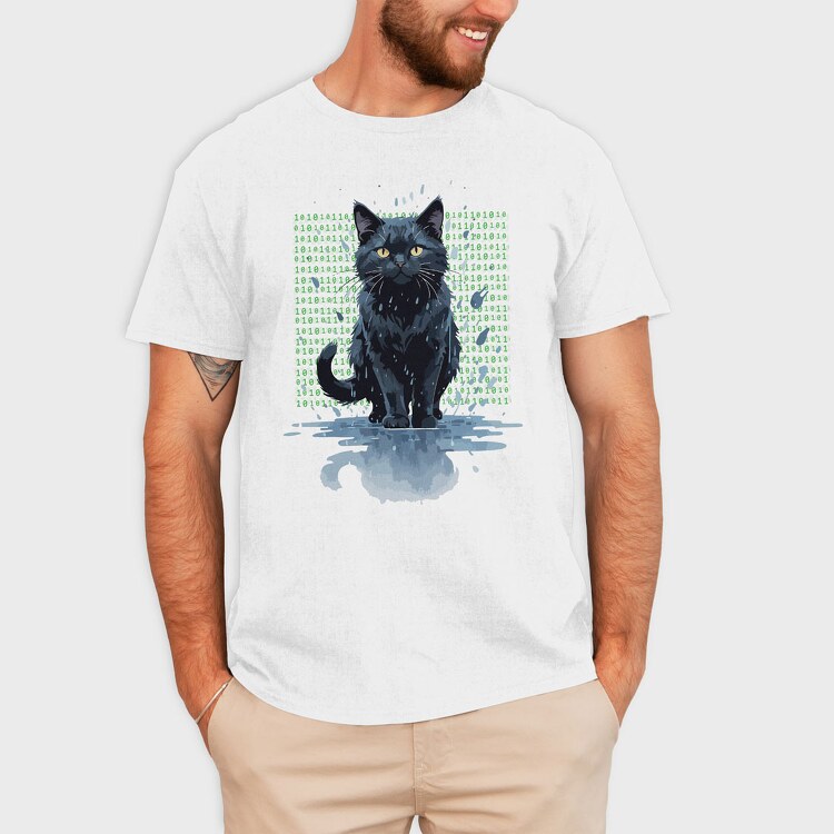 Cat in the Rain, Tricou Barbati (Unisex)