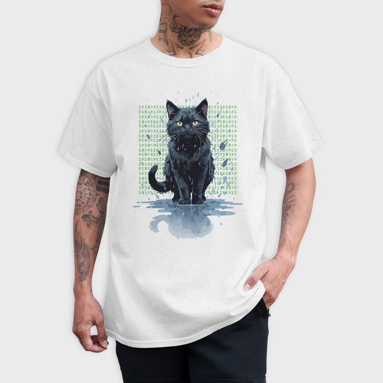Cat in the Rain, Tricou Barbati (Unisex)