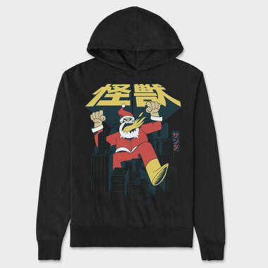 Santa Fist City, Hanorac Oversize Barbati (Unisex)