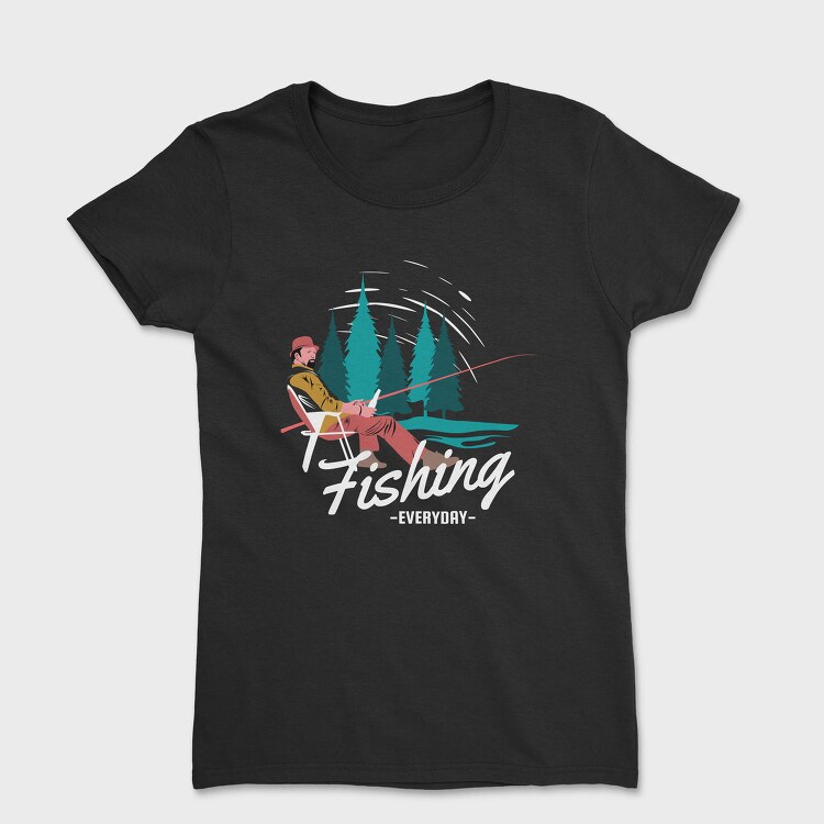 Fishing Forest Retreat, Tricou Femei