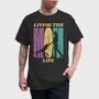 Mom Living the Life, Tricou Barbati (Unisex)