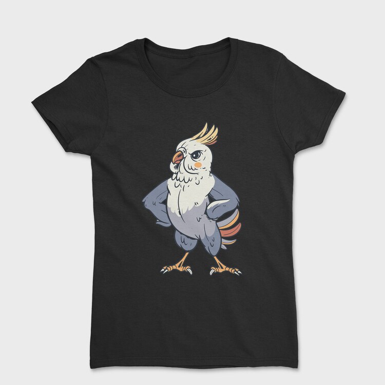 Indignant Cockatiel, Tricou Femei