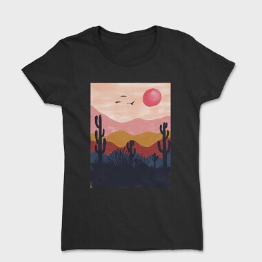 Desert Sunset Vibes, Tricou Femei