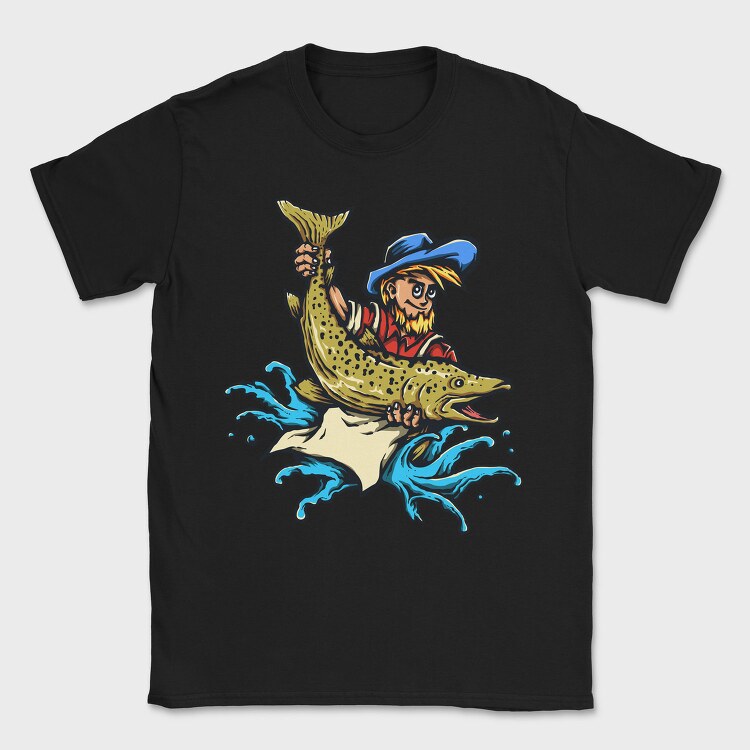 Fishermans Catch, Tricou Barbati (Unisex)