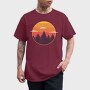 Sunset Trees, Tricou Barbati (Unisex)