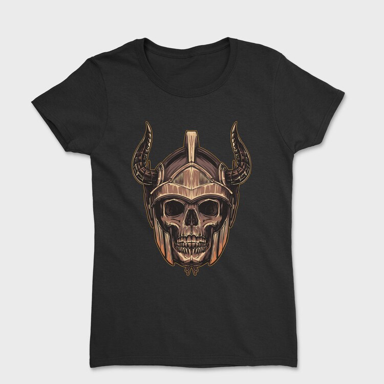 Viking Skull Horns 1, Tricou Femei