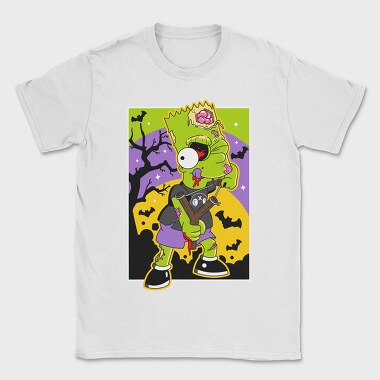 Zombie Bart Halloween, Tricou Barbati (Unisex)