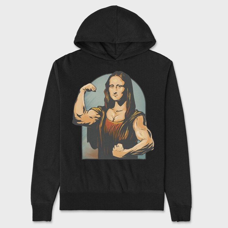 Mona Lisa Lifter, Hanorac Oversize Barbati (Unisex)