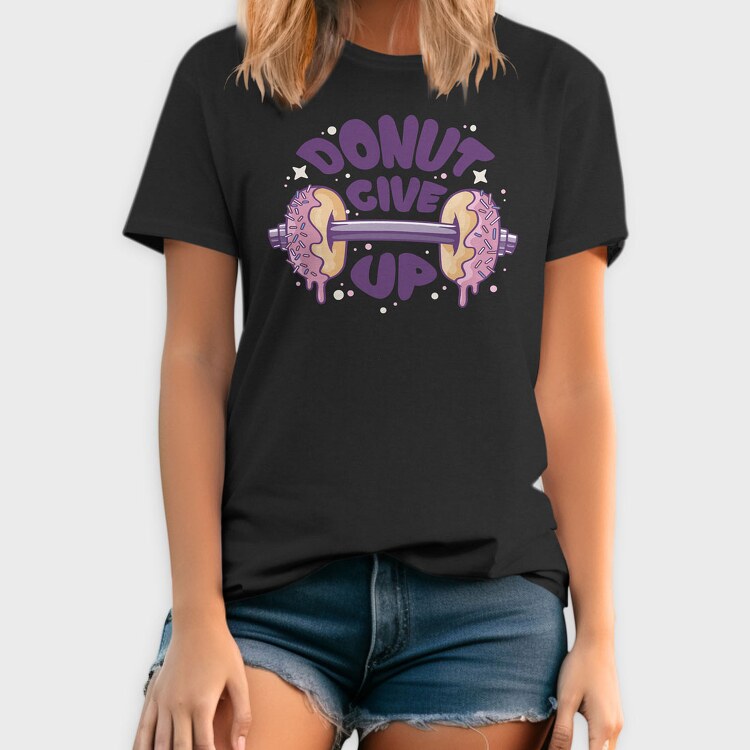 Donut Give Up, Tricou Barbati (Unisex)