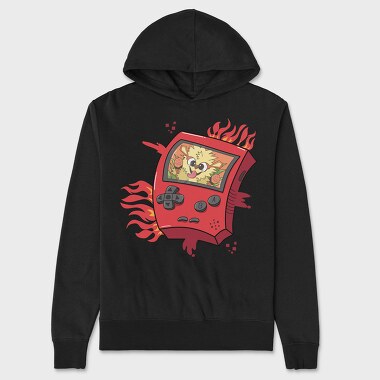 Flame Fox Arcade, Hanorac Oversize Barbati (Unisex)