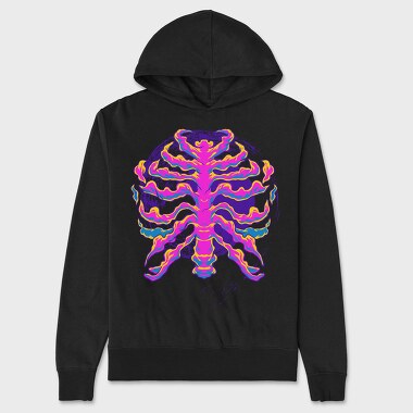 Flame Heart Burst, Hanorac Oversize Barbati (Unisex)