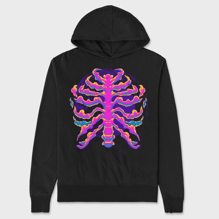 Flame Heart Burst, Hanorac Oversize Barbati (Unisex)
