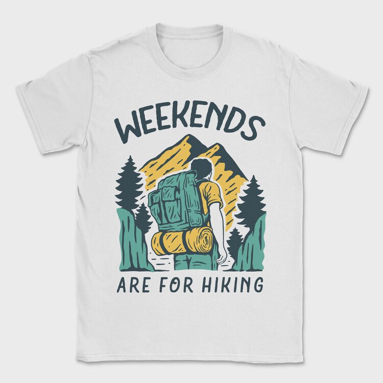 Weekend Hike Vibes, Tricou Barbati (Unisex)