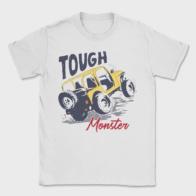 Tough Monster Truck, Tricou Barbati (Unisex)