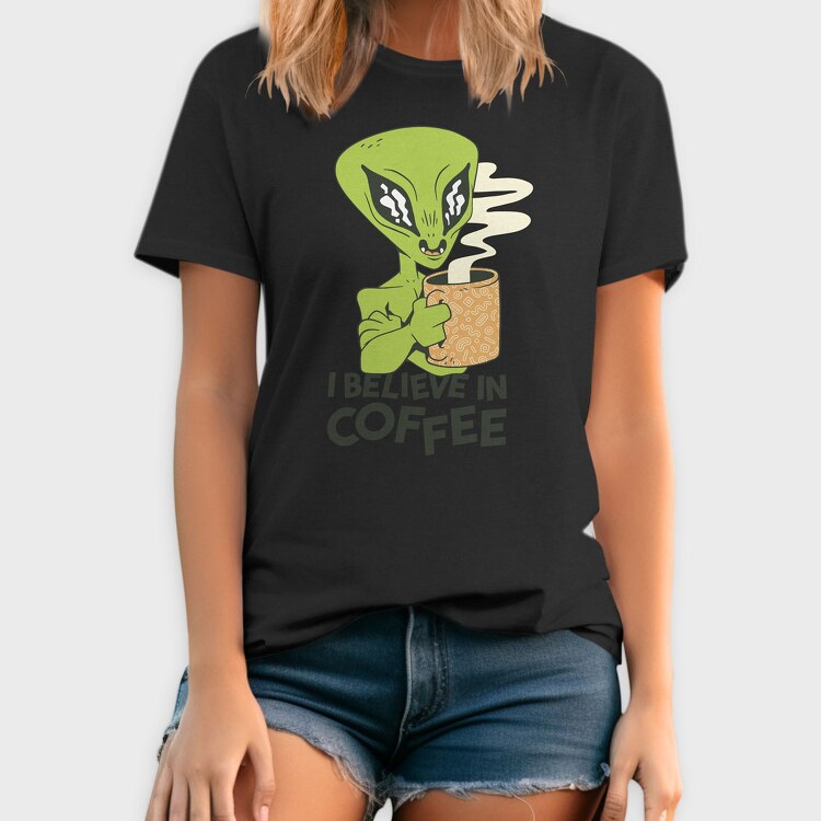 Alien Coffee, Tricou Barbati (Unisex)