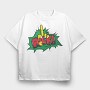 Middle Finger Vibes, Tricou Oversize Barbati (Unisex)