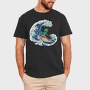Surfing Alien, Tricou Barbati (Unisex)