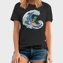 Surfing Alien, Tricou Barbati (Unisex)