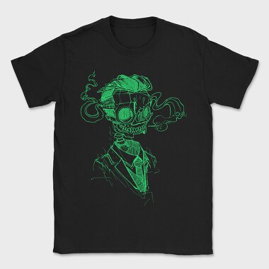 Skull Smoke Steampunk, Tricou Barbati (Unisex)
